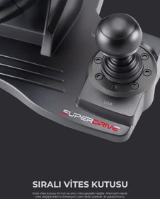 Resim Subsonic Direksiyon Seti Superdrive Ps3/ps4/pc/xboxone/xbox360 Gaming Uyumlu Oyun Oyuncu Direksiyonu 