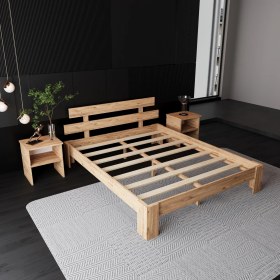 Resim Lotus Atlantik Mdf Set Karyola |tek ve Çift Kişilik Yatak Uyumlu, Kolay Kurulum 