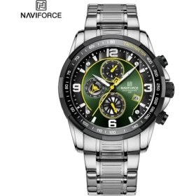 Resim Hanyang Sgn Navıforce Yeni Erkek Lüks Izle Üst Marka Kuvars Chronograph Arama Paslanmaz Çelik Saat 3bar Suya Dayanıklı Spor Erkek Izle (Yurt Dışından) 