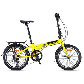 Resim Kron FD3000 20 Jant Katlanır Bisiklet Sarı-Siyah 