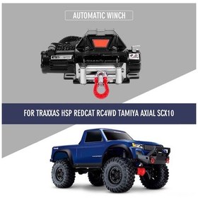 Resim Neevoyu 1/10 Rc Araçlar İçin Kırmızı Elektrikli Kurtarma Vinçi Traxxas, Hsp, Redcat, Tamiya, Axial Uyumlu 