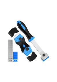 Resim Xuweiwei Bradoo-2 Tıraş Bıçağı Kazıyıcı, Mavi Cam Kazıyıcı, Plastik Bıçak Aracı, Etiket Çıkarma Aracı 