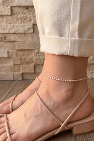 Resim Pembe Çıtır Doğal İnci Halhal - 23 CM / SARI 