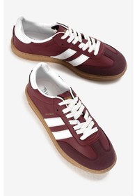 Resim Tonny Black Termo Taban Yanı Şeritli Bağcıklı Bordo Spor Ayakkabı Tbzer020 Bordo | Unisex 