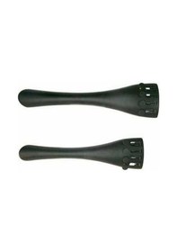 Resim Valencia Cetp5044 Çello Kuyruğu Tailpiece 4/4 Metal Alaşım - 4 Fiks Yuvası - Siyah 