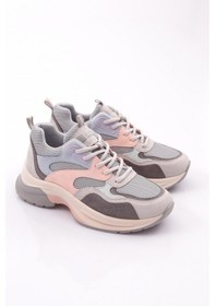 Resim Dgn 30162 Kadın Bağcikli Spor Ayakkabi Buz Multi 