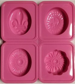 Resim Silikon 4 Lü Desenli Kalıp 3 No 