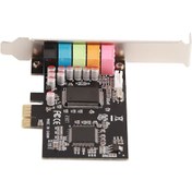 Resim Fosenze Pcı-e Ses Kartı, Cmı8738 Çip 5.1 Çok Kanal, Ev Sineması & 3d Oyunlar İçin Gürültü Engelleme, Masaüstü Bilgisayarlar İçin Windows 7/vista/xp Uyumlu 