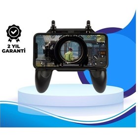 Resim Bfs Joystickli Ve Tetikleyicili Pubg Mobile Gamepad Oyun Kontrolcüsü 