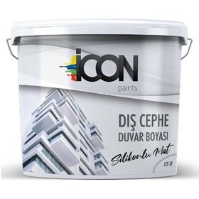 Resim Icon Silikonlu Mat Dış Cephe Boyası 15 Lt. 