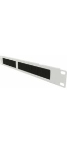 Resim Kastap 1u 19'' Fırçalı Metal Kapama Paneli - Rack Kabin Aksesuarı (Açık Gri Renk) 