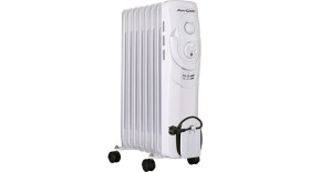 Resim Awox Yağlı Radyatör Dilimfit Plus 8 2400 W Beyaz Renk Termostat Kontrollü Isı Ayarı 