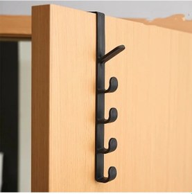 Resim Sunshine011 Siyah 4 Askılı Kapı Askılı Çanta Organizatörü - Cüzdan, Elbise, Çanta İçin Çok Amaçlı Diğer 