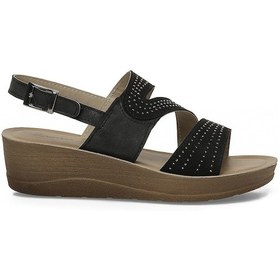 Resim Polaris 409037.z Siyah Kadın Comfort Sandalet 409037.z6fx 000000000102251140 