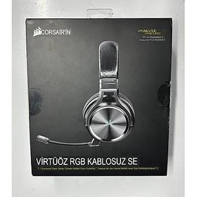 Resim Corsair Virtuoso RGB Wireless SE 7.1 Kablolu/Kablosuz Kulak Üstü Oyuncu Kulaklığı (OUTLET) 