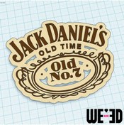Resim Genel Markalar Yeni Jack Daniels - Logo Sanatı - We3Duk (Sadece Plastik Aparattır!!!) 