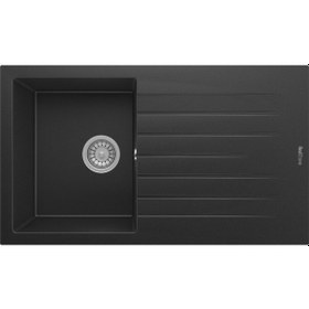 Resim Realstone Siyah P04 Troya 860x500 Granit Eviye 