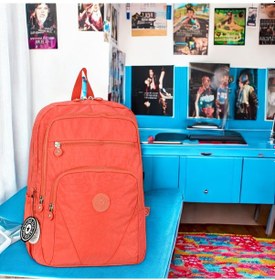 Resim Çok Gözlü Su Geçirmez Suluklu Ortopedik Sırt Çantası Model 74 