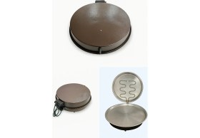 Resim Yognetic Jumbo Büyük Boy Elektrikli Tandır | Çok Amaçlı Pişirici | Ekmek Yapma Makinesi - 55 CM | KAHVE 
