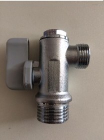Resim Şenpres Ara Musluk Taharet Musluğu Klozet Mini Vanası Gri 