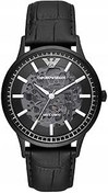 Resim Emporio Armani Erkek Otomatik Çok İşlevli, Paslanmaz Çelik Saat, 43 mm kasa boyutu 