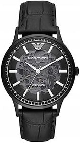 Resim Emporio Armani Erkek Otomatik Çok İşlevli, Paslanmaz Çelik Saat, 43 mm kasa boyutu 