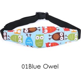 Resim Wenchang Shop C Mavi Baykuş Tarzı Çocuk Araba Koltuğu Ayarlanabilir Güvenlik Koltuğu Yatış Pozisyonu Baş Desteği Bebekler Için Bebek Arabası Beşiği Bebek Tasma Kemeri (Yurt Dışından) 