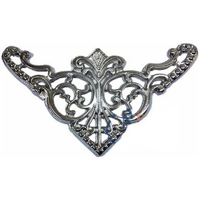 Resim Dekoratif Köşe Süsü, Köşelik - Büyük, 31x55mm, Nikel, 1 Adet ANTİK 