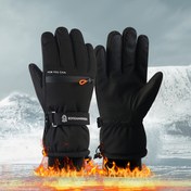 Resim Son Derece Soğuk Hava Termal Kayak Eldivenleri - -20°C/ -29°F Koruma, Dokunmatik Ekran Uyumlu Kış Eldivenleri, Fermuarlı Cep ile Yıkanabilir Yalıtımlı Eldivenler, Erkekler ve Kadınlar için, Kayak, Dağ Kayak, Yürüyüş - Siyah/Turuncu Acent Ayrıntı Seçenekleri, Kayak Ekipmanları, Şık Tasarım, Dayanıklı Yapı, Açık Hava Tutkunları, En İyi Noel İçin, En Mükemmel Şükran Günü İçin 