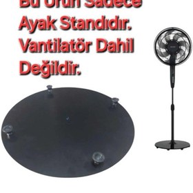 Resim Arçelik Uyumlu 16350 Av Vantilatör Ayak Standı Siyah 
