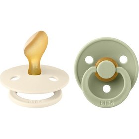 Resim Bibs Colour İkili Anatomik Kauçuk Emzik- Ivory/sage 6-18 Ay Gold - Mavi 