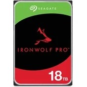 Resim Seagate Ironwolf Pro 18 Tb 7200RPM 256MB Sata3 550TB/Y Rv Nas (ST18000NT001) 