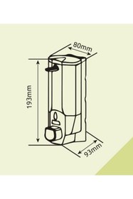 Resim Omnipazar Xinda ZYQ138G Sıvı Sabun ve Şampuan Dispenseri Silver 380ml 
