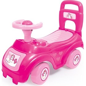 Resim Dolu Unicorn Bingit Pedalsız Araba Pembe 2522 