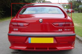 Resim Alfa Romeo 156 1998-2006 Yüksek Spoiler 