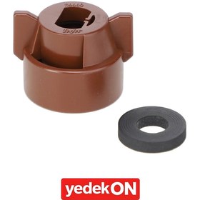 Resim AGCO Hızlı Bağlantı TeeJet Kapağı, Kahverengi - Massey Ferguson / Fendt / Valtra | ACP0484510 