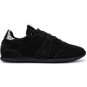 Resim Tamer Tanca Kadın Hakiki Deri Siyah Süet Sneakers & Spor Ayakkabı 1060 25143 Bn Ayk Y25 Sıyah Suet Siyah 