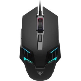 Resim TeknoKapsül Gamdias Aura Gs4, Çok Renkli Aydınlatma, USB Kablolu, 6 Tuşlu, Mouse, 3.600 Dpi, Siyah 