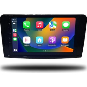 Resim Oskodi Mercedes Gl Android Carplay Multimedya 2006-2010 6gb Ram + 128gb Hafıza 