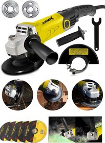 Resim Stilmax STM35AG 3500 W Devir Ayarlı Spiral Taşlama Makinesi + Taşlama 125 MM 5 Adet 