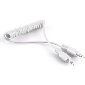 Resim S-Link Sl-Sp2 1M Stereo M/M Beyaz Spiral Ses Kablo 