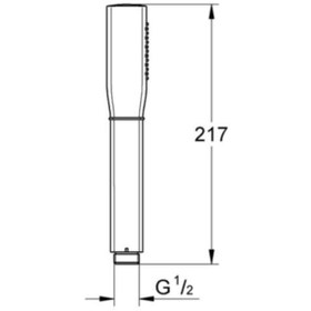 Resim Grohe Grandera™ Stick El Duşu 1 Akışlı - 26037ıg0 