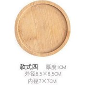 Resim Symbee Ev İçin Bambu Bitki Saksısı Tabanı - Yeşil Çevre Dost Malzeme - Dış Çap 8.5 Cm İç Çap 7.5 Cm - Dayanıklı Ve Kullanıma Kolay 