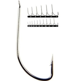 Resim Youvella 1310 Kısa Çapraz Nikel Olta İğnesi 100'lü Kutu 2 