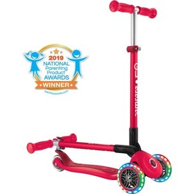 Resim Globber Primo Işıklı 3 Tekerlekli Katlanabilir Scooter 