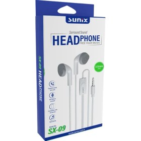 Resim Sunix Sx-09 Kulak Içi Mikrofonlu Kulaklık 