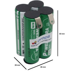 Resim 4.8v Matkaplar İçin 1800 Mah Ni-mh Pil Grubu 