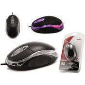 Resim EVEREST KM-6809 SİYAH MAVİ IŞIKLI KABLOLU USB MOUSE 