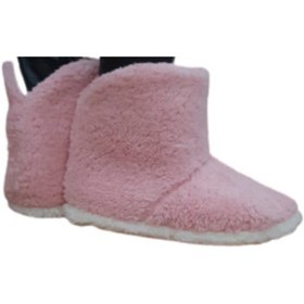 Resim MAGİCAL STORY M/s Kaymaz Termo Tabanlı Ses Yapmayan Kadın Panduf Ev Yarım Bot 