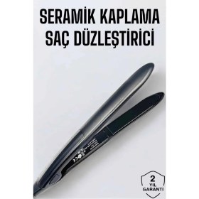 Resim Saç Düzleştirici LED Ekranlı Isı Ayarlı Seramik Kaplama Profesyonel 